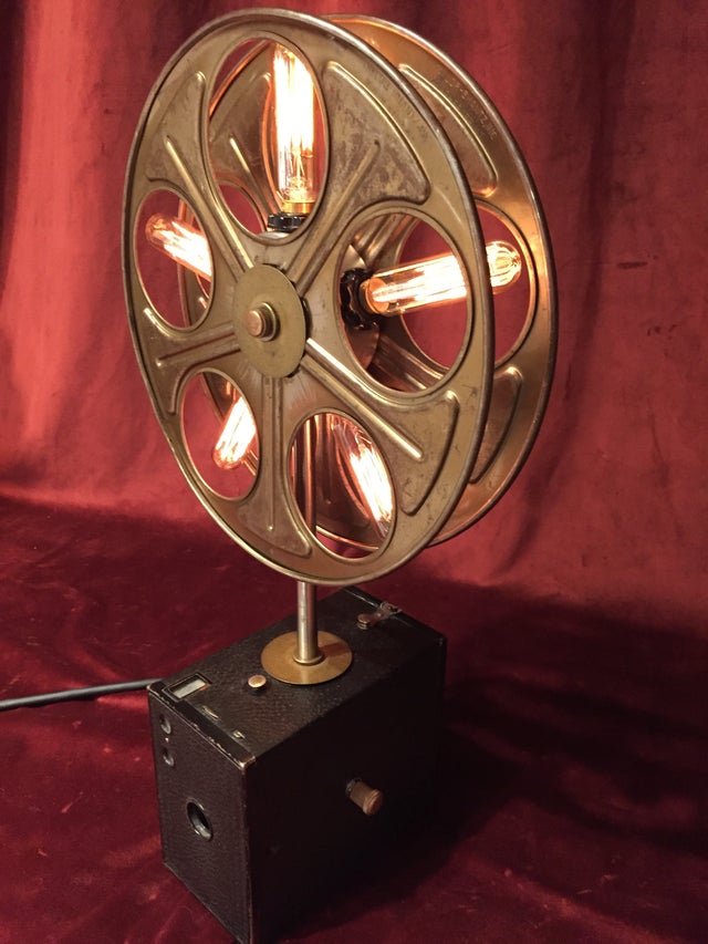 Film Reel Pendant Light (Read description for all details)